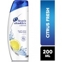 HEAD & SHOULDERS SHAMPOO NATURAL FRESH 200ML