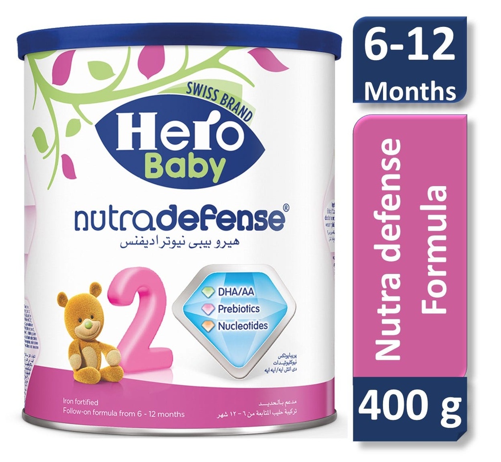 HERO BABY MILK NO 2 400 GM 