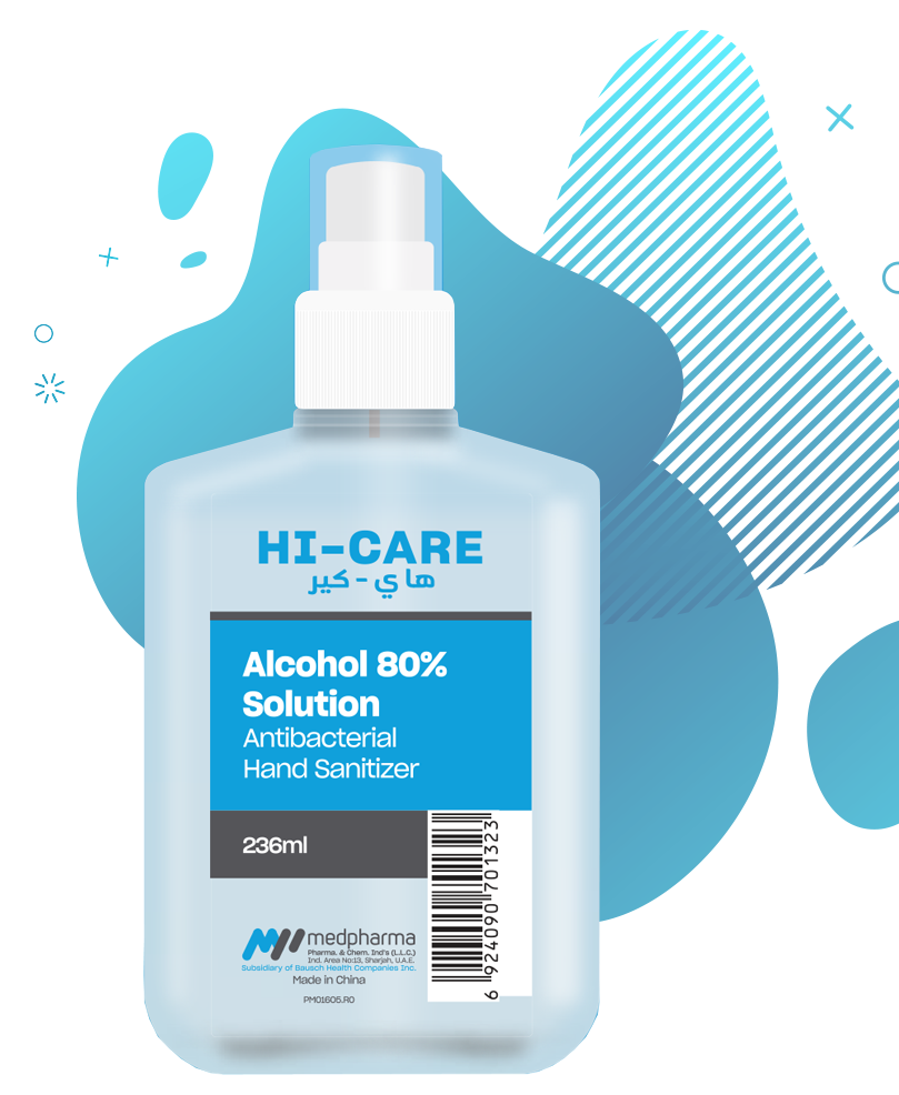 HI CARE ALCOHOL HAND SANITIZER 236ML