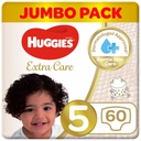 HUGGIES EXTRA CARE NO5 JUNIOR  60 Diaper  1 Pack