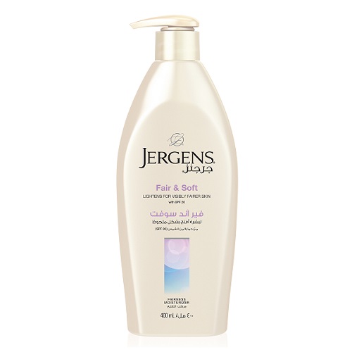 JERGENS FAIR & SOFT LOTION 400 ML