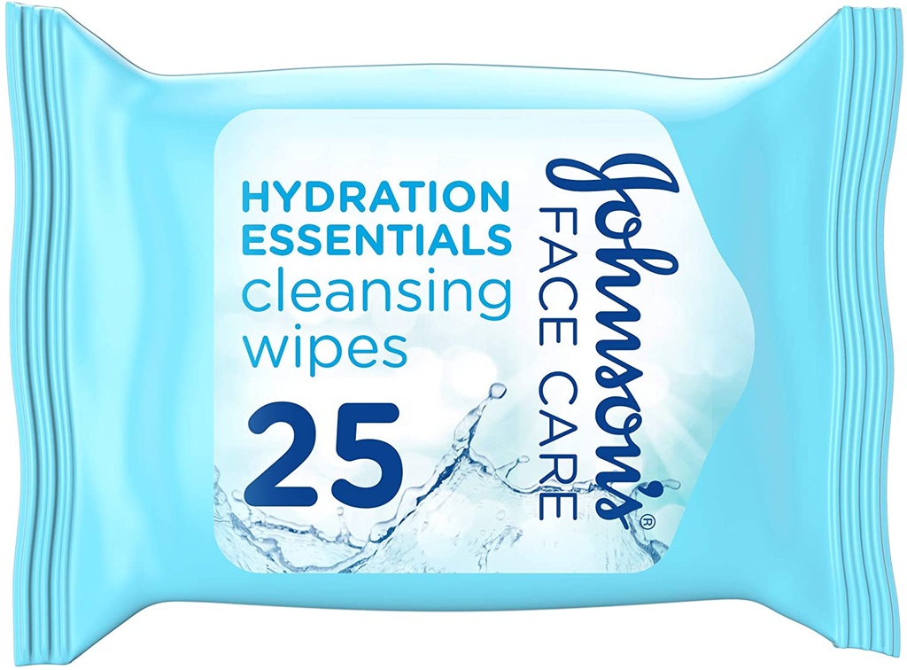 JOHNSON HYDRA FACE CARE CLEANSING 25 WIPS NO 2837