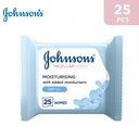 JOHNSON MOISTURISING FACIAL CLEANSING 25 WIPS