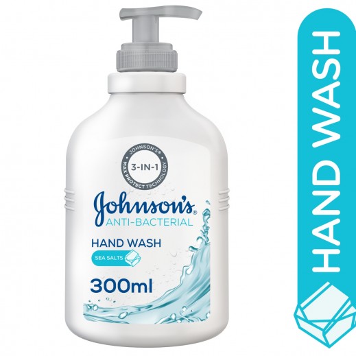 JOHNSON HAND WASH ANTI-BACT SEA SALTS 300ML