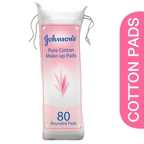 JOHNSON PURE COTTON MAKE UP PADS 80