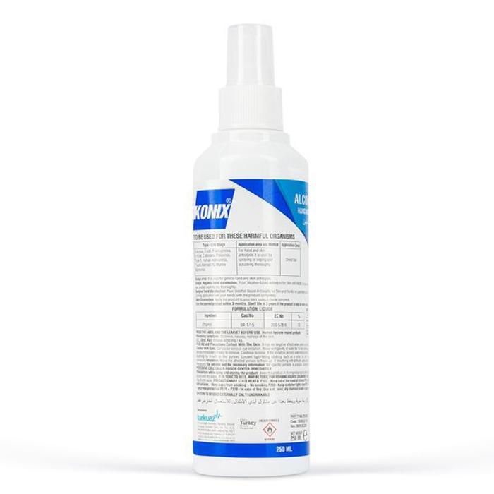 KONIX ALCOHOL HAND SANITIZER SPRAY  250  ML