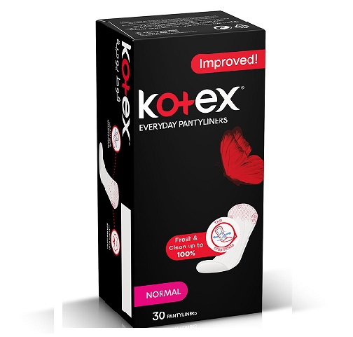 KOTEX NATURAL LINERS COTTON NORMAL 16 X 30  1 Pack