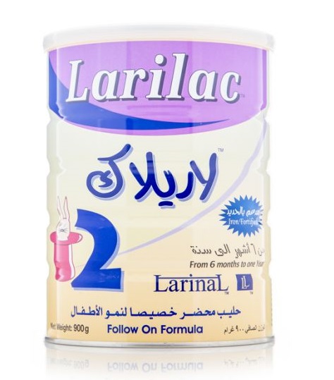 لاريلاك حليب اطفال رقم  2  ٩٠٠  جم