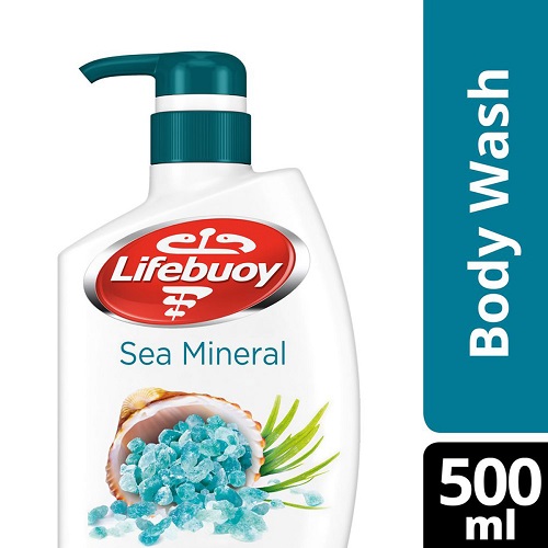 LIFEBUOY  BODY WASH SEA MINERAL 500 ML 