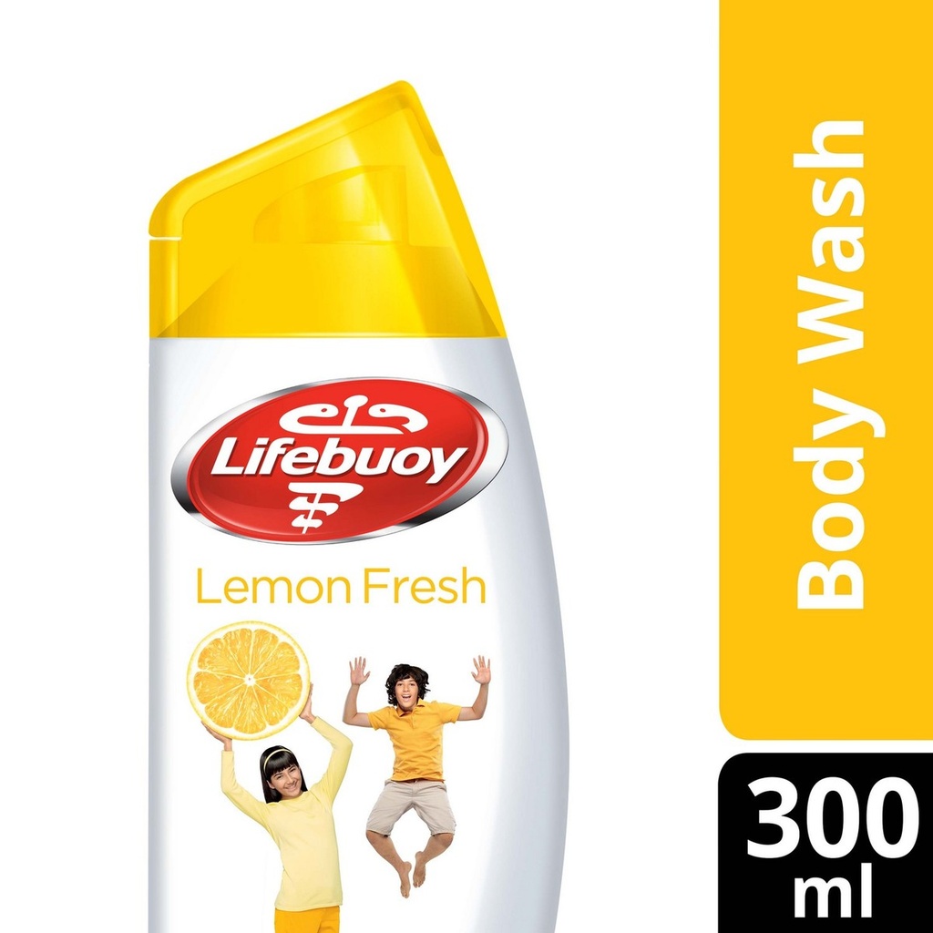 LIFEBUOY BODY WASH LEMON FRESH 300 ML +KIT