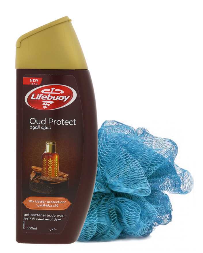 LIFEBUOY BODY WASH OUD PROTECT 300 ML+KIT