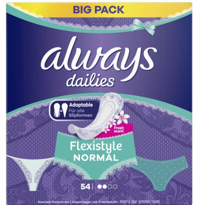 ALWAYS FLEXISTYLE NORMAL  54 Pad 1 Pack