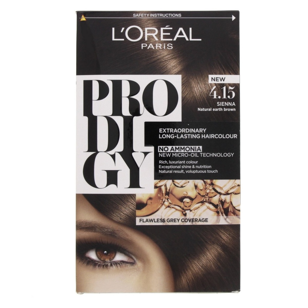 LOREAL PRODIGY 4.15  SIENNA NATURAL EARTH BROWN