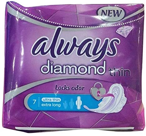 Always Sanitary Napkin Diamond Ultra Long 7 Pieces