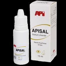 APISAL 0.9% SODIUM CHLORIDE EYE/NOSE DROPS 15 ML