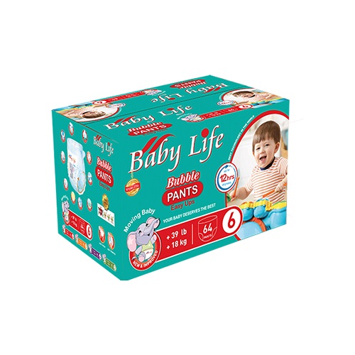 BABY LIFE PANTS NO 6 XXL 64 Diaper 1 Pack