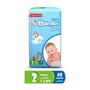 BAMBI SMALL  3 - 6 kg 48 Diaper 1 Pack