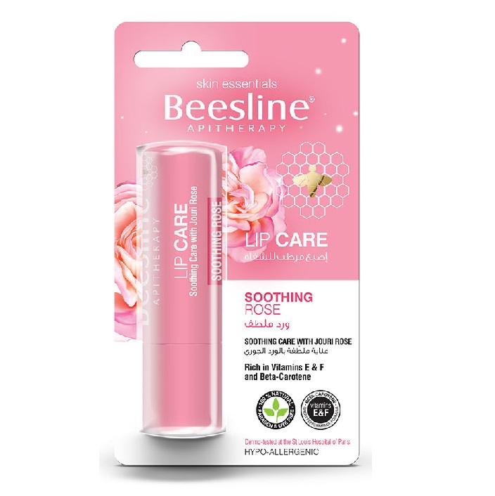 BEESLINE LIP CARE SOOTHING JOURI ROSE4.5 G