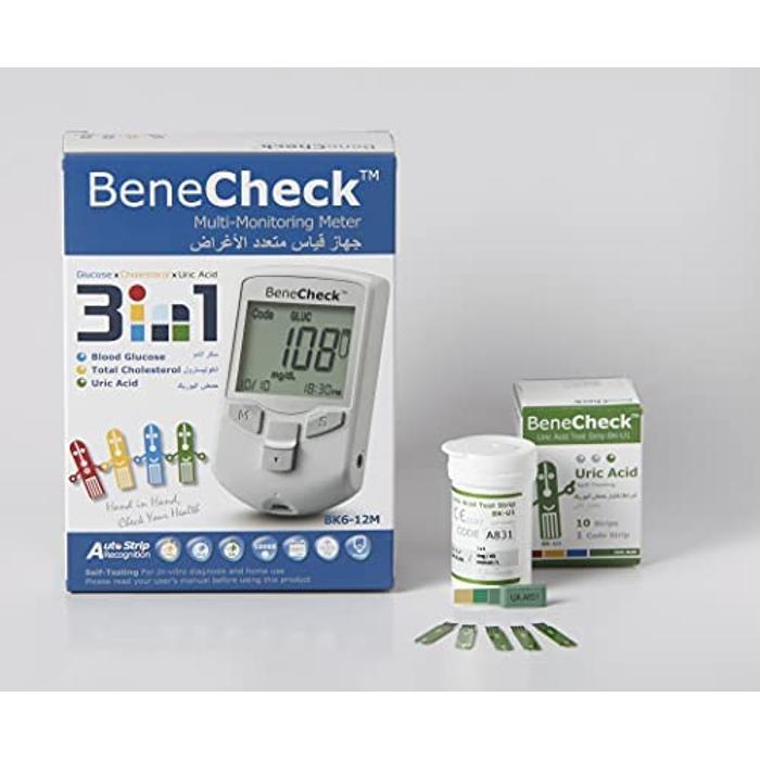 BENE CHECK MULTI MONITORING METER BK6-12M 3IN1