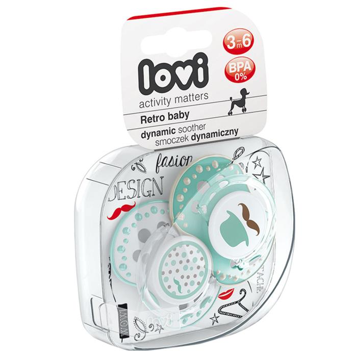 LOVI DYNAMIC SOOTHER SILICONE 3-6 MON 2 PEC22/801