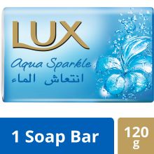 LUX SOAP WAKE ME UP AQUA SPARKLE 120GM