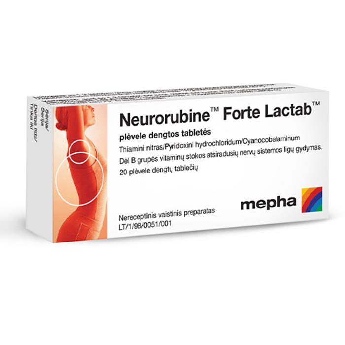 NEURORUBINE FORTE - N 20 LACTAB