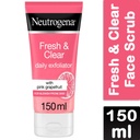 NEUTROGENA OIL FREE ACNE WASH GRAPEFRUIT SCRUB 150