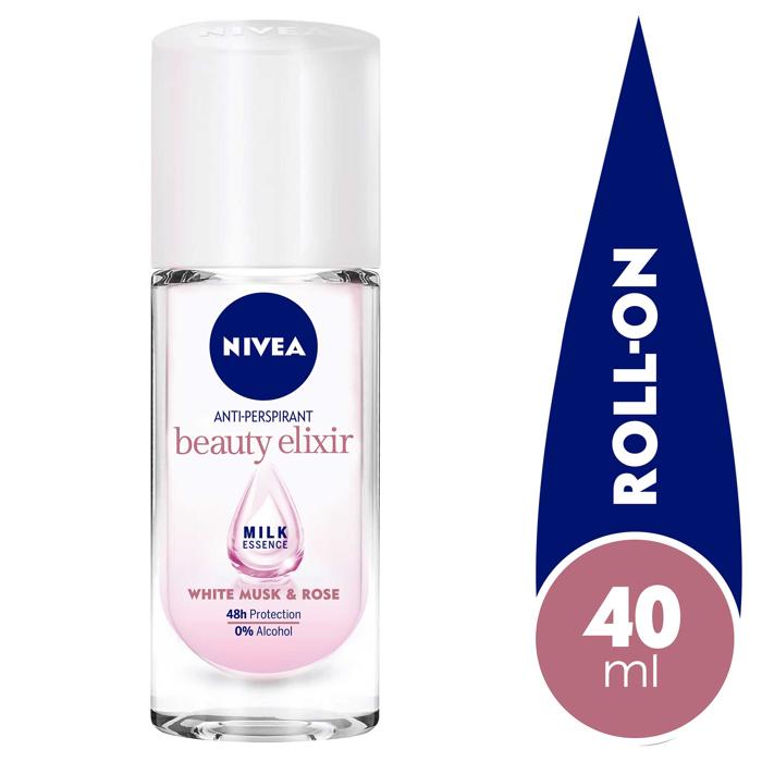 NIVEA DEO ROLL BEAUTY ELIXIR WHITE MUSK And ROSE 40 ML