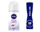 NIVEA DEODRANT FRESH CHERRY ROLL 50 ML 