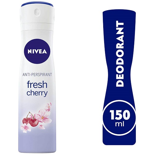 NIVEA FRESH CHERRY SPRAY 150 ML 