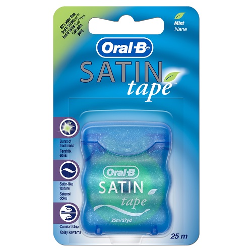 OB DENTAL SATIN TAPE MINT 25 M       34071