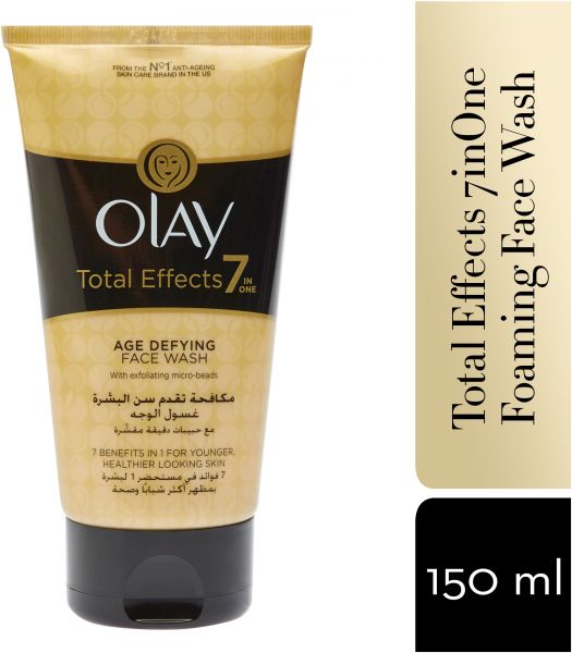 OLAY TOTAL EFFECT AGE DEFYING FACE WASH 150ML