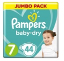 PAMPERS NO 7  JUMBO PACK  44 DIAPER 1 Pack