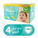 PAMPERS NO4 LARGE 120 DIAPER 1 Pack