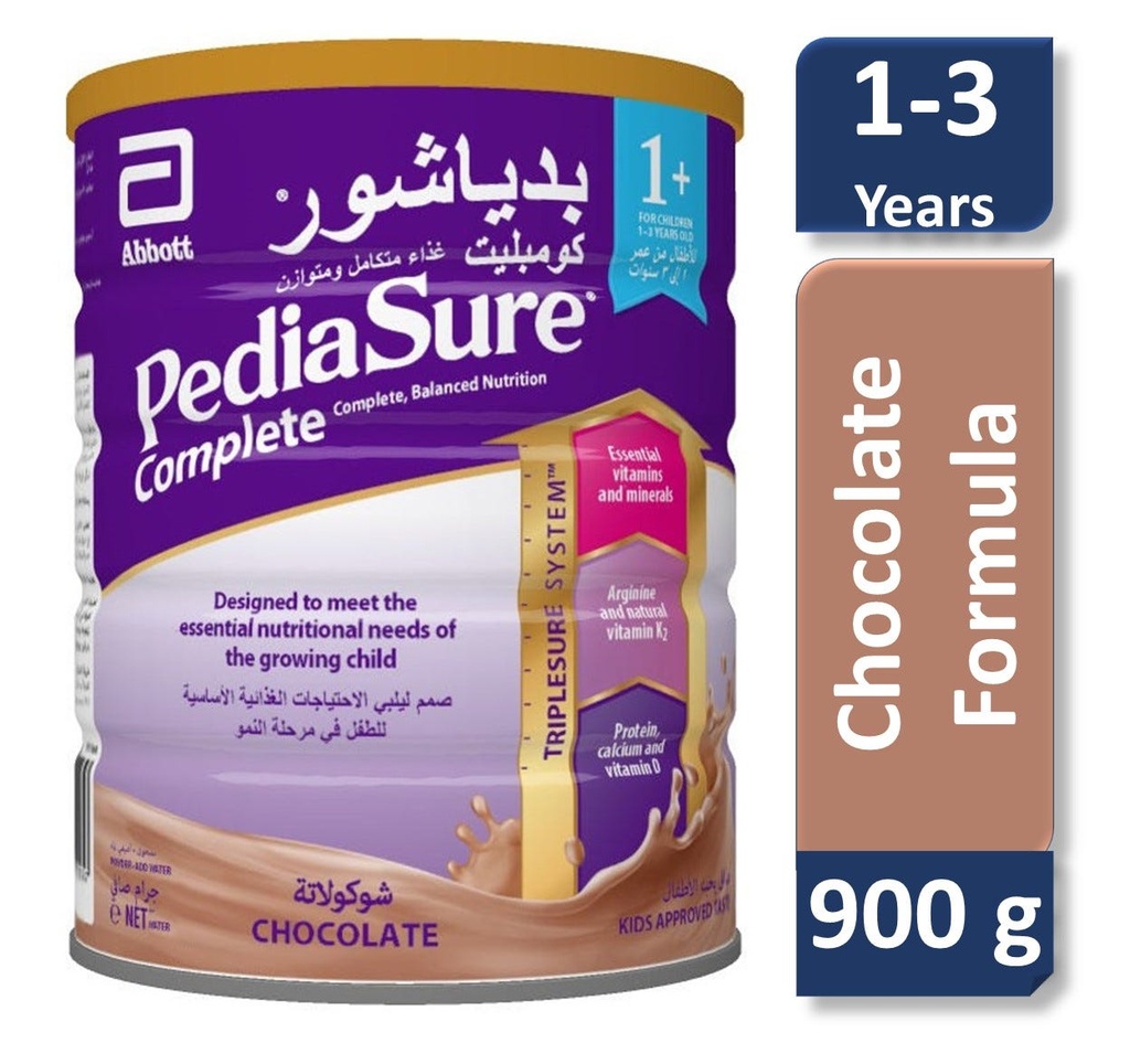 PEDIASURE CHOCOLATE 1+ PLUS 900 GM