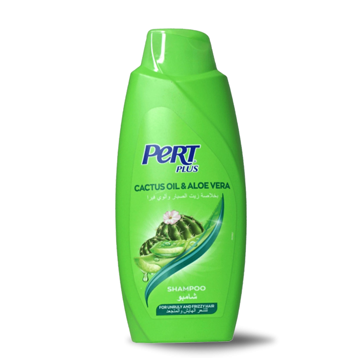 PERT PLUS CACTUS OIL ALOE VERA SHAMPO 600 ML 