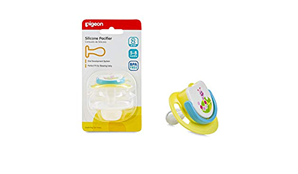 PIGEON SILICON PACIFIER S-2 CATERPILLER BPA FREE