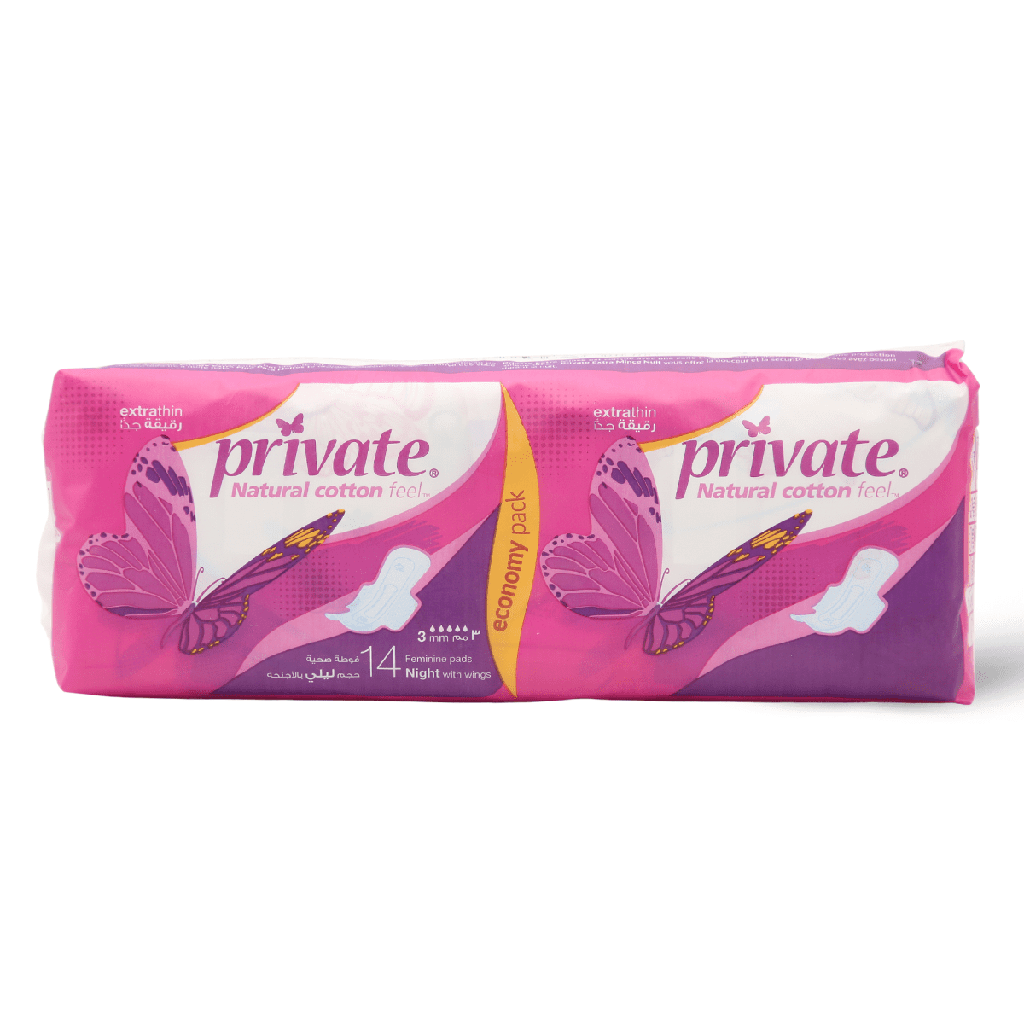 PRIVATE EXTRA THIN NIGHT 14 Pads 1 Pack