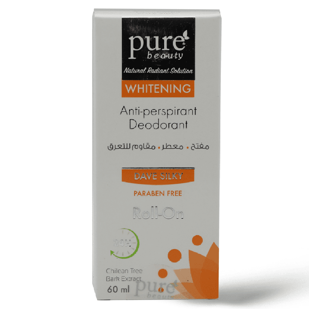 PURE BEAUTY DEO WHITENING DAVE SILKY ROLL 60 ML