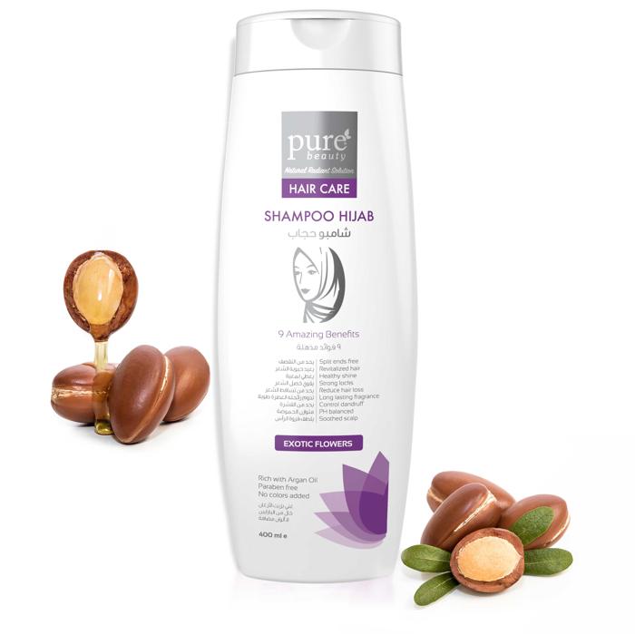 PURE BEAUTY HIJAB SHAMPOO EXOTIC FLOWERS  400 ML 