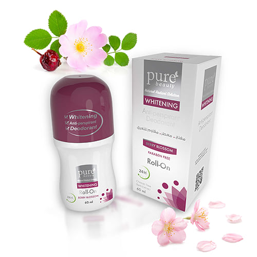 PURE BEAUTY WHITENING BERRY BLOSSOM  ROLL 60 ML