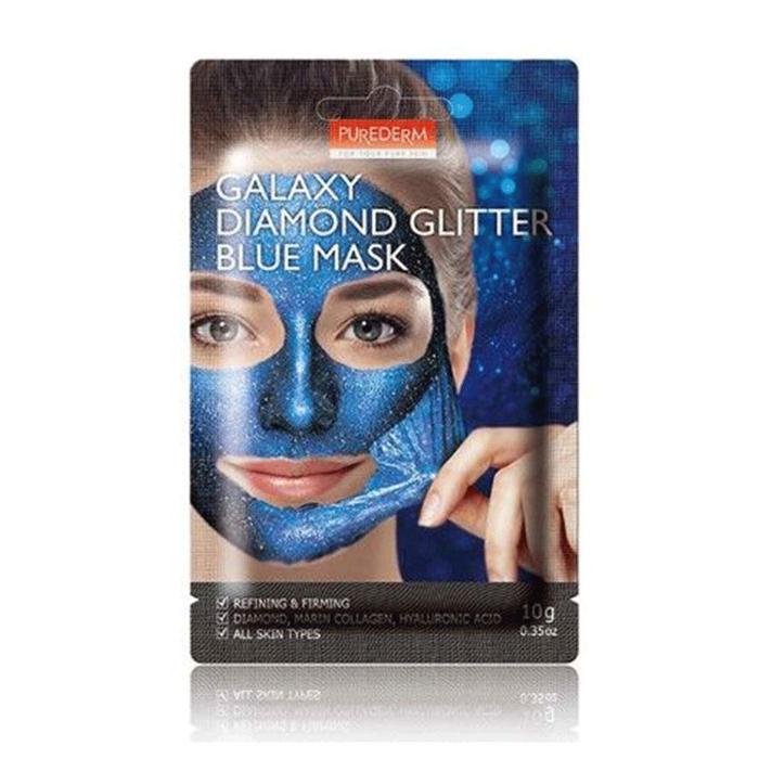 PUREDERM GALAXY DIAMOND GLITTER BLUE MASK 465