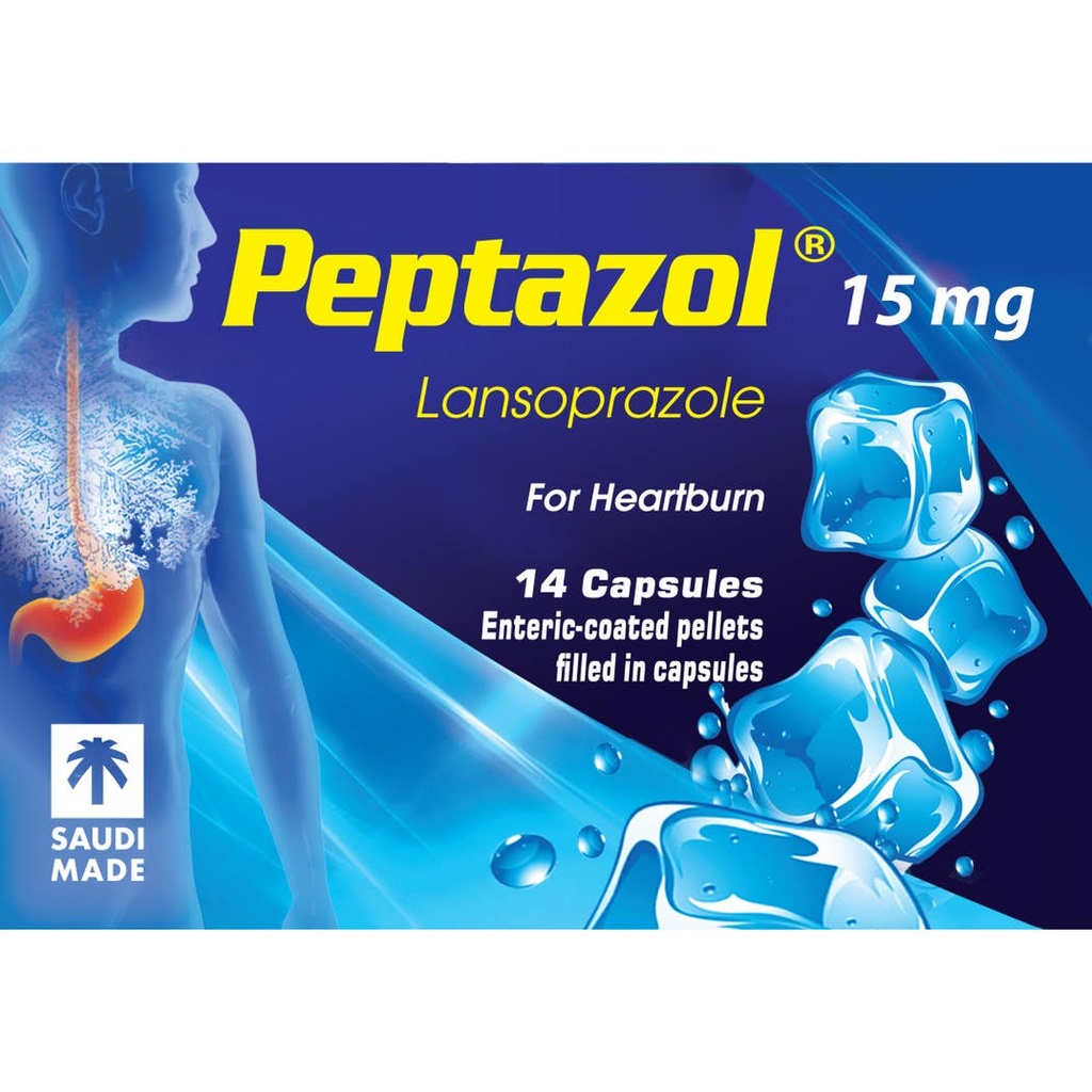 Peptazol Antiulcerants 15Mg 14 Pieces
