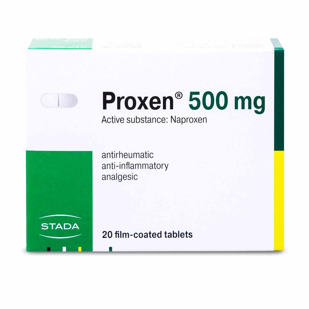 Proxen Treatment For Arthritis 500 Mg Anti-Rheumatic 20 Pieces