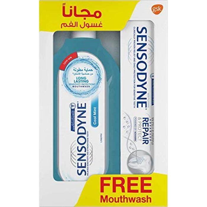 SENSODYNE COMPLETE PROTECT 75 ML + MW COOL MINT 500 ML