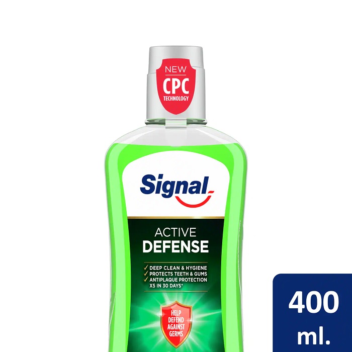 SIGNAL ACTIVE DEFENSE MOUTH WASH 400 ML 