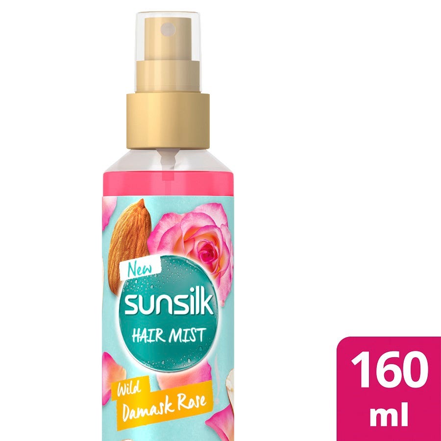 SUNSILK HAIR MIST WILD DAMASK ROSE SHINE 160 ML