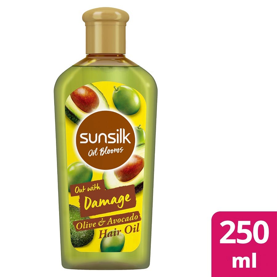 SUNSILK HAIR OIL OUT WITH DAMAGE 250 ML 