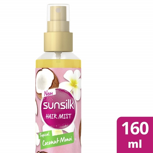 SUNSILK OIL HAIR MIST  COCONUT MONOI FRIZZ 160 ML