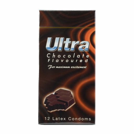 ULTRA  CHOCOLATE FLAVOURED CONDOM 12 PCS